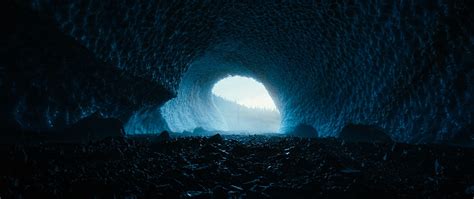 Download Wallpaper 2560x1080 Cave Light Tunnel Stones Dual Wide