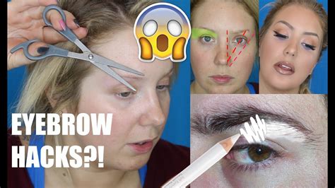 Eyebrow Hacks Achieve The Perfect Brow Shape Jade Madden Youtube