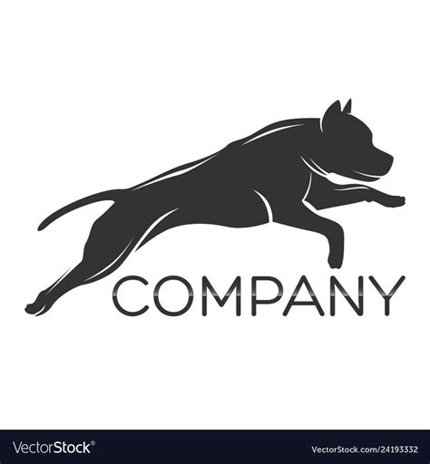Dog Pitbull Logo Download A Free Preview Or High Quality Adobe