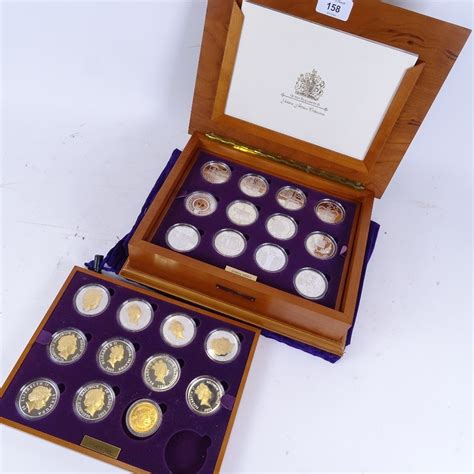 A Queen Elizabeth Ii Golden Jubilee Silver Coin Collection By The Royal