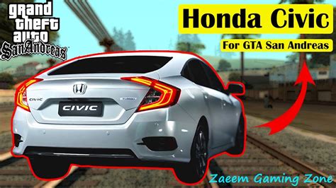 How To Download And Install Honda Civic Car Mod In Gta San Andreas