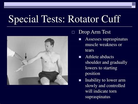 Rotator Cuff Tear Special Tests