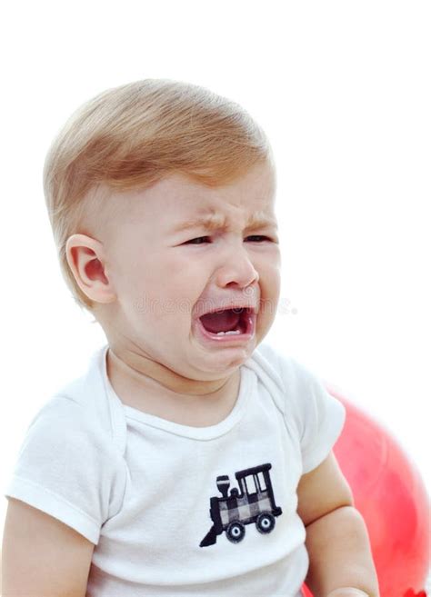Baby Boy Crying Stock Photo Image Of Eyes Feeling Portrait 45655986