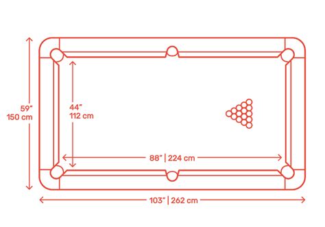 Billiard Table Dimensions