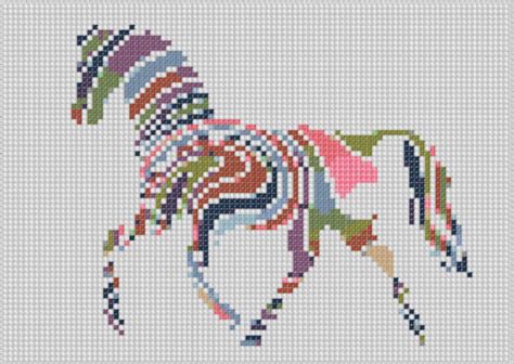 Us $13.57 47% off|running horses pattern 14ct 11ct diy needlework dmc cross stitching counted cross stitch kits for embroidery home. Mother Bee Designs: Rainbow Horse Cross Stitch Pattern