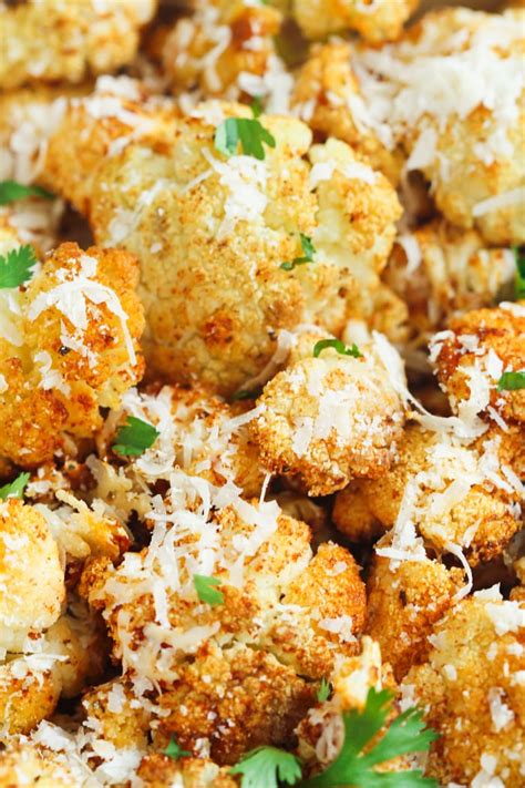 Reviews for photos of baked whole cauliflower. Garlic Parmesan Roasted Cauliflower - Primavera Kitchen