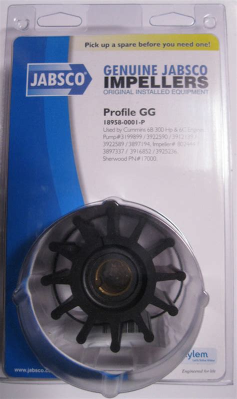 Jabsco Impeller Kit 18958 0001 P Marine Pump Direct