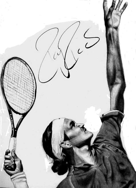 Roger Federer Roger Federer Tennis Drawing Tennis