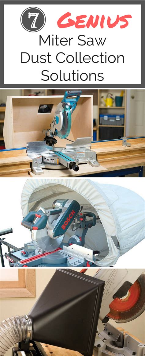 7 Genius Ways To Improve Miter Saw Dust Collection Mitre Saw Dust