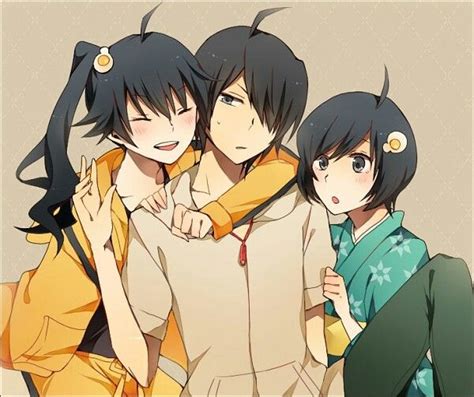Araragi Karen Koyomi And Tsukihi Monogatari Series Anime Anime Siblings Anime Anime Style