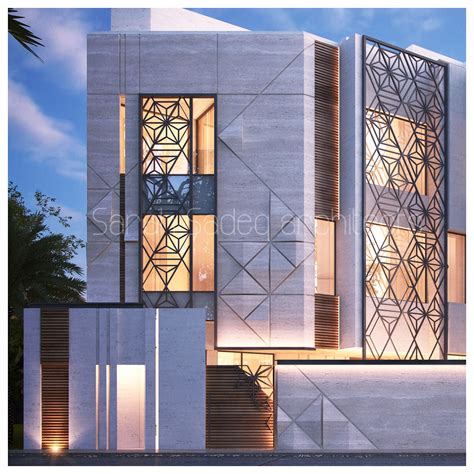 Private Villa Kuwait Sarah Sadeq Architects Facade Architecture