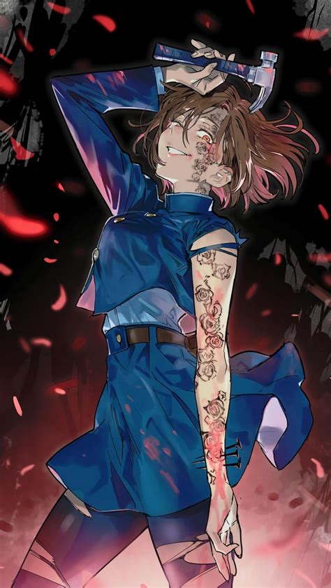 Rose Falls Nobara Kugisaki Jujutsu Kaisen 2250x4000 R