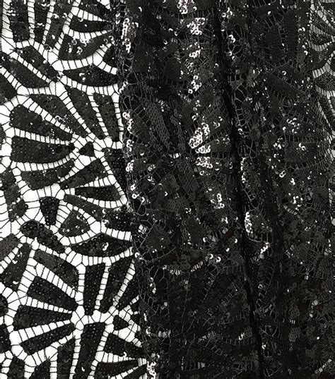 Fashion Collections Netted Sequin Fabric Black Joann Sequin Fabric