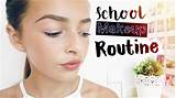 School Makeup Routine Images