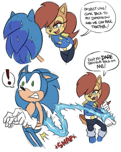 Sonic And Alicia Rejection By Chauvels Sonic Classic Sonic Sonic Funny