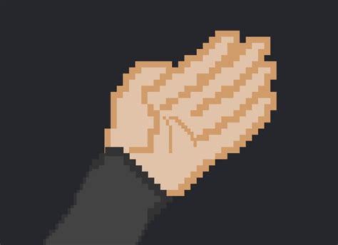Minecraft Hand Pixel Art