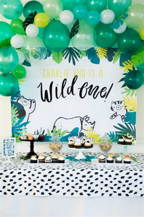 Modern Wild One First Birthday Party Itsy Belle
