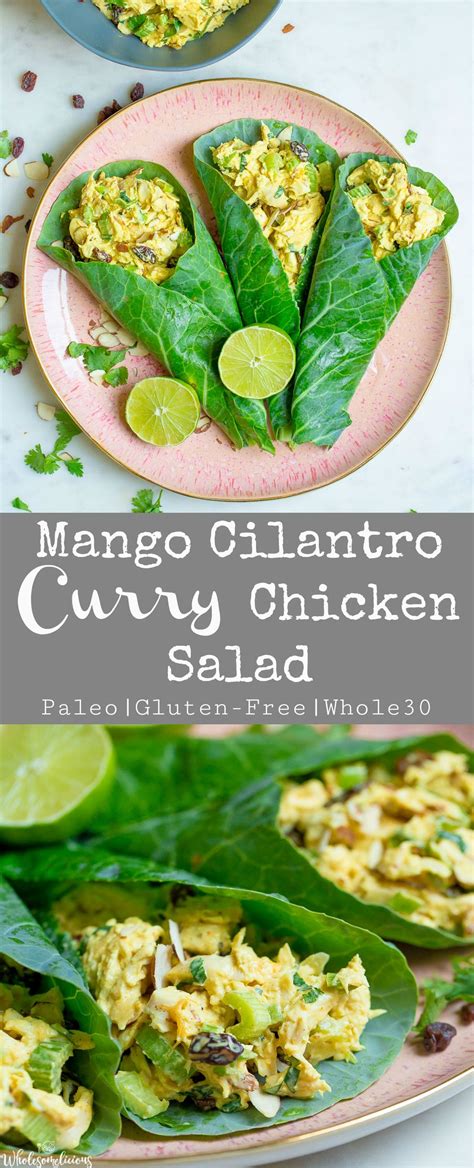 Continue to stir over medium heat for a couple of minutes. Mango Cilantro Curry Chicken Salad | Chicken curry salad ...