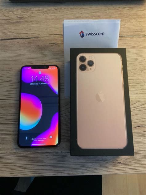 Shoot amazing videos and photos with the new ultra wide, wide, and telephoto cameras. iPhone 11 Pro Max 64 GB in Gold | Kaufen auf Ricardo