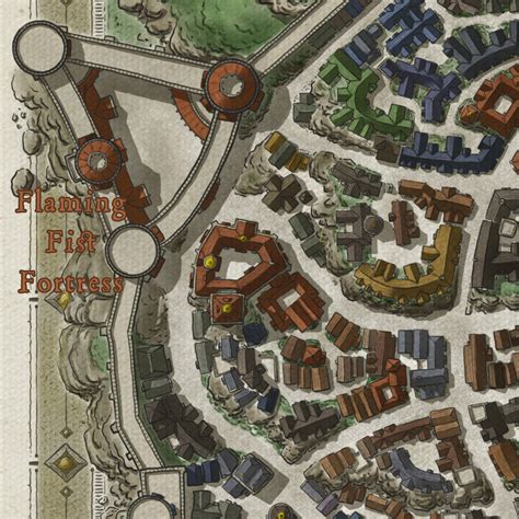 Baldurs Gate City Map 5e