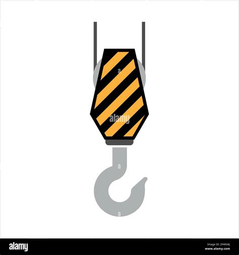 Crane Hook Icon Tow Hook Vector Art Illustration Stock Vector Image