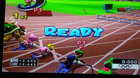 Mario Sonic At The Olympic Games M Hurdles Luigi Youtube