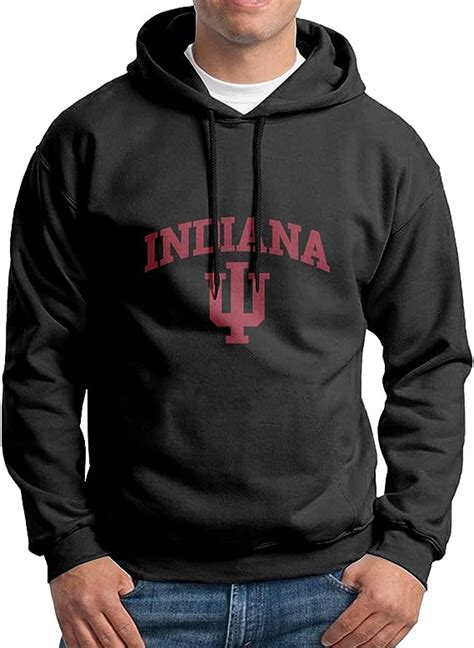 Wangjian Indiana University Mens Pullover Hoodie Sweatshirtautumn