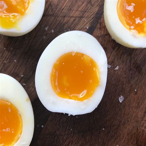 If you add too much, it'll take too long for the water to come to a boil, and you'll wind up cooking your. This Is the Absolute Best Way to Make Perfectly Jammy Eggs | How to cook eggs, Soft boiled eggs ...