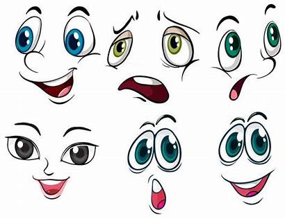 Expressions Facial Different Vector Moods Clip Expression