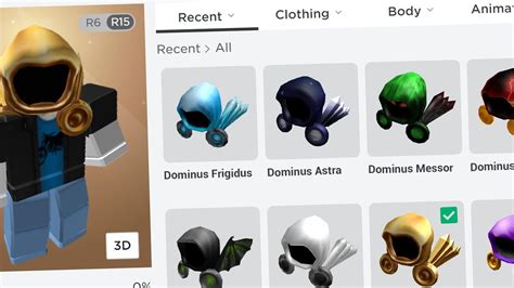 New Get Any Dominus For Free On Roblox 2020 Youtube