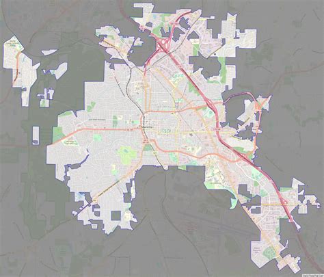 Map of Marietta city, Georgia