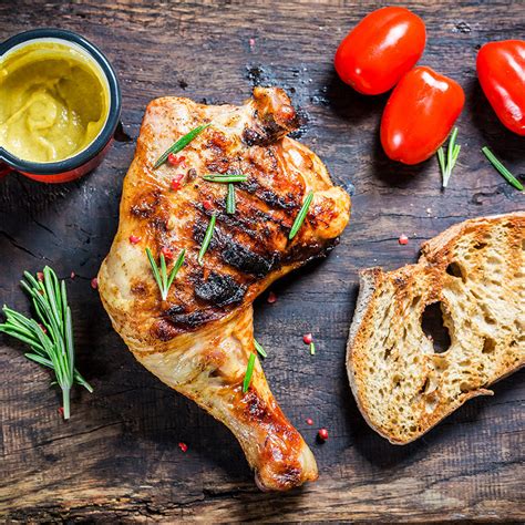 Recette Poulet au four à la moutarde