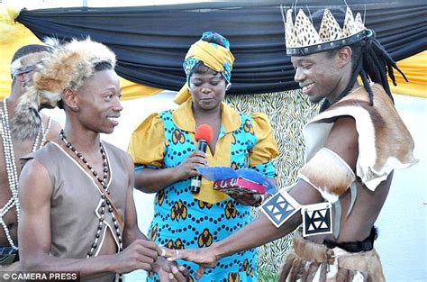 Naijawaves Blog Africas First Traditional Gay Wedding Men Make History As They Marry In Full