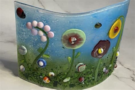 Elegant Fused Glass By Karen Elegant Fused Glass Art Is Handcrafted By Layering Glass And Then