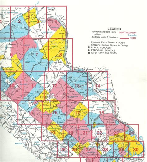 1991 Bucks County Pa Map Scans