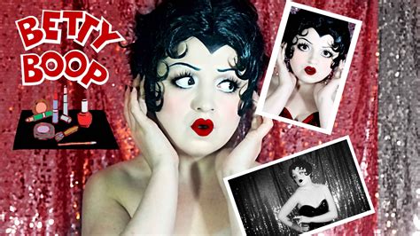 Betty Boop Makeup Tutorial Transformation Halloween Series