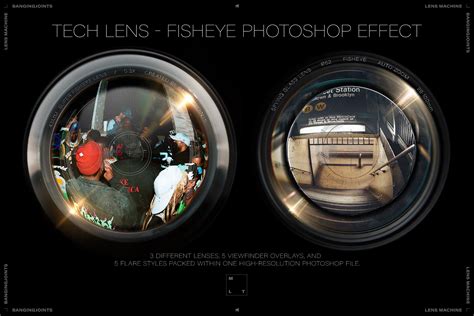 Tech Lens Fisheye Photoshop Effect Design Cuts