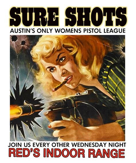 Sure Shots Womens Pistol League Bonnie Parker Movie Posters