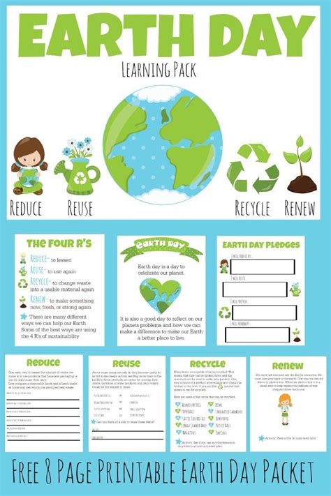 Free Earth Day Learning Pack Earth Day Projects Earth Day Activities