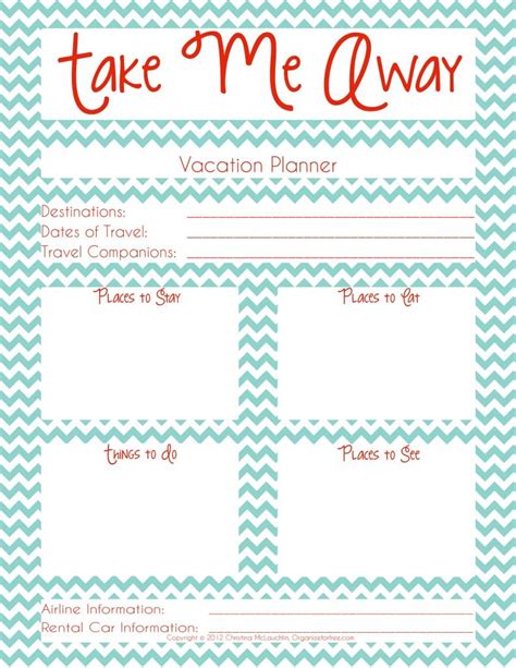 This leave planner template is a great free way to get started with tracking absences. Exclusive Free Printables | Vacation planner, Planner ...