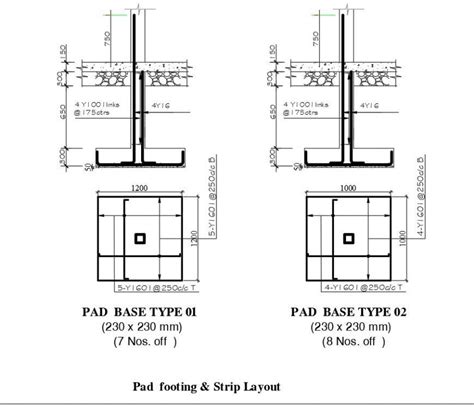 Full Concrete Structural Drawing Of Are Side Building Autocad File