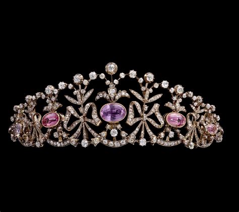 Ribbon Bowknot Tiara Royal Jewelry Beautiful Jewelry Coral Jewelry Set