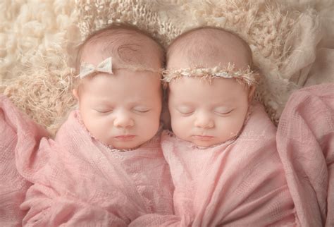 Twin Baby Girls Twin Baby Girls Newborn Twins Newborn Twin Photography