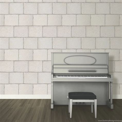 Muriva Brick Blocks Faux Stone Wall Embossed Vinyl Wallpapers J64907