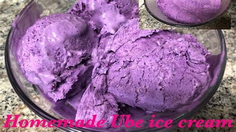 Homemade Ube Ice Cream Youtube