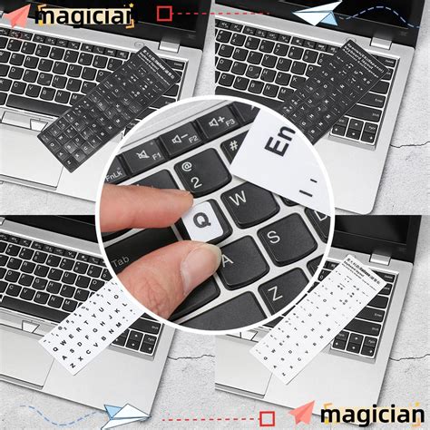 Magic Non Slip Alphabet Layout Laptop Keyboard Spanish Keyboard