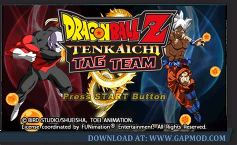 Home » dragon ball » dragon ball z budokai » dragon ball z: Dragon Ball Z Tenkaichi Tag Team Mod (OB3) PPSSPP for Android - Gapmod.com
