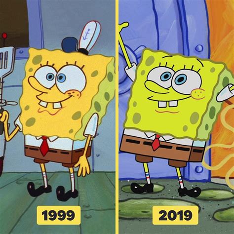 Spongebob 1999 Vs 2019 By Happaxgamma On Deviantart