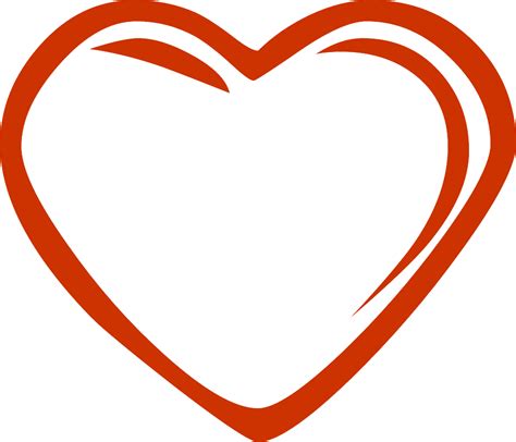 Easy Valentine Heart Illustration Heart Outline Others Png