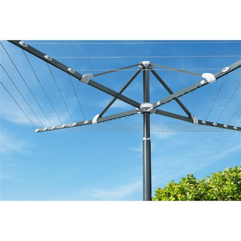 Topdry 57m 8 Line Graphite Rotary Clothesline Bunnings Warehouse